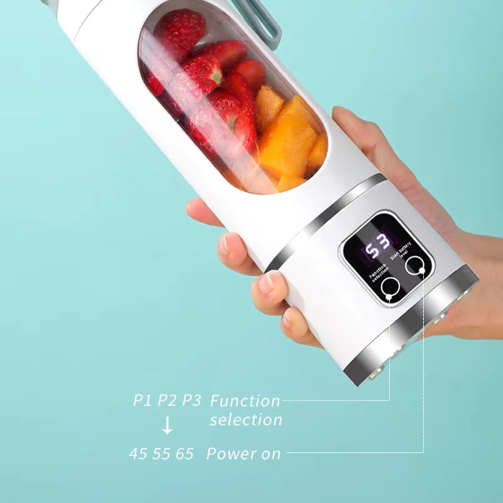 450Ml Portable USB Rechargeable Juicer Cup Electric Mixer Blender Smoothie Maker