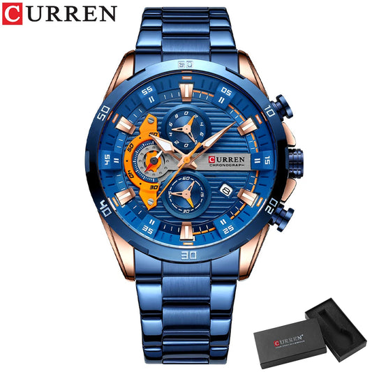 New Stainless Steel Watches for Men and Women Creative Fashion Luminous Dial