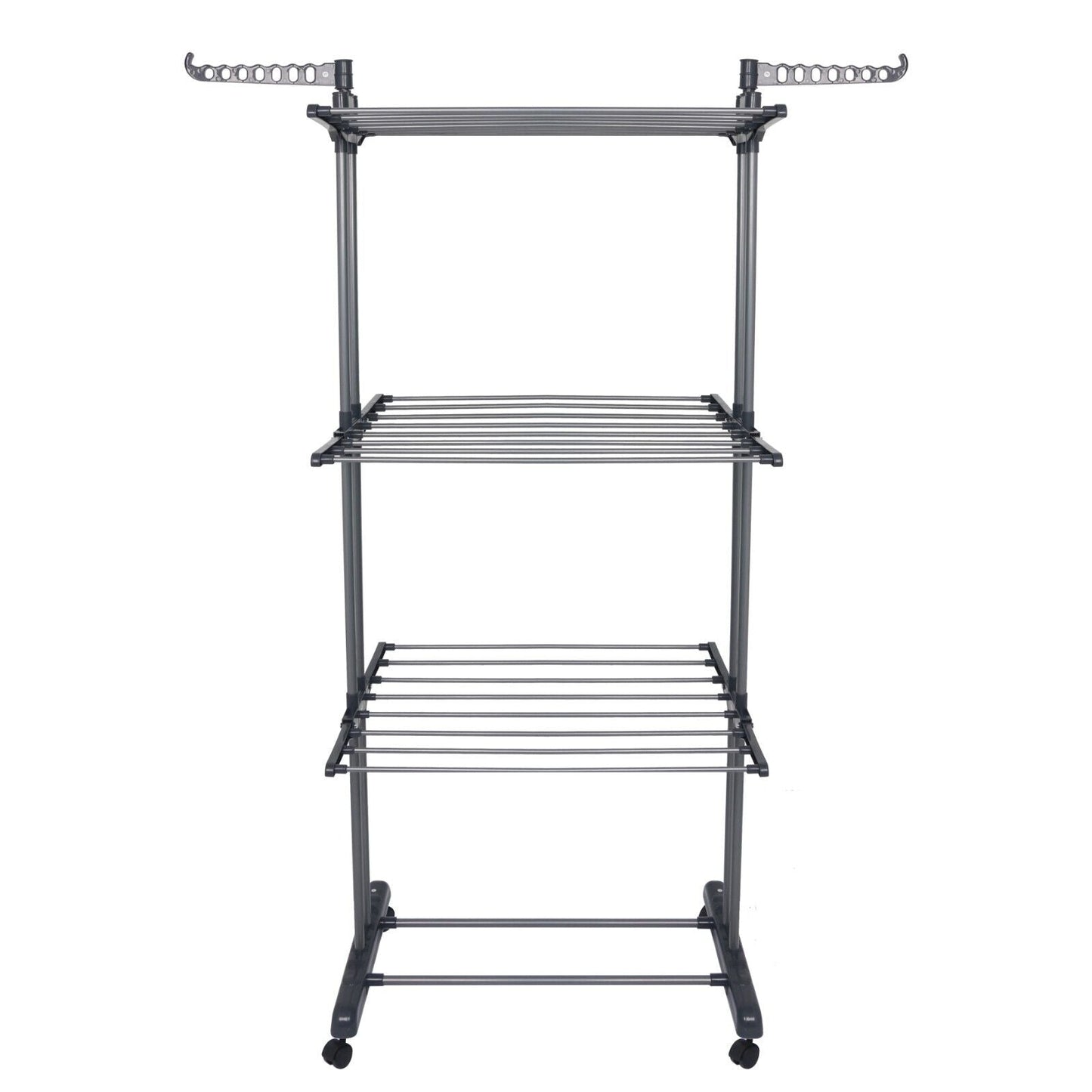 4 Tier Foldable Clothes Airer Rack Indoor Outdoor Dryer Laundry Dry Rail Hanger