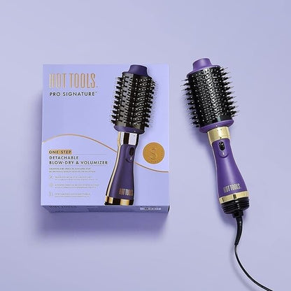 Electric Hair Dryer 2 in 1 Detachable Blow Dry & Volumiser Styler Hot Air Brush