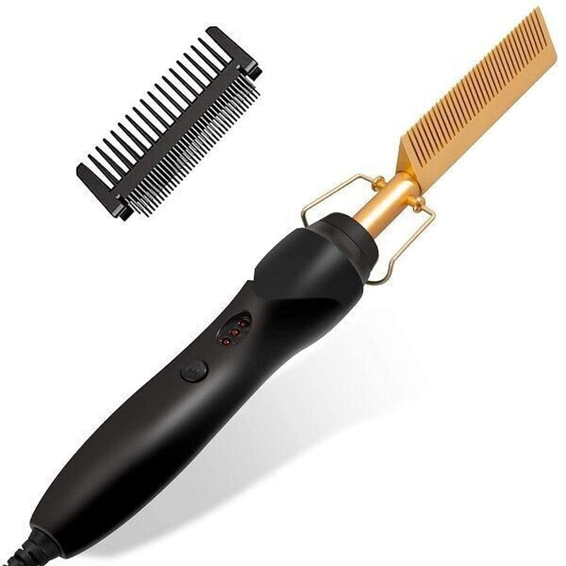 Electric Straightener Brush Beard/Hair Comb Iron Hot Hair Flat Tool