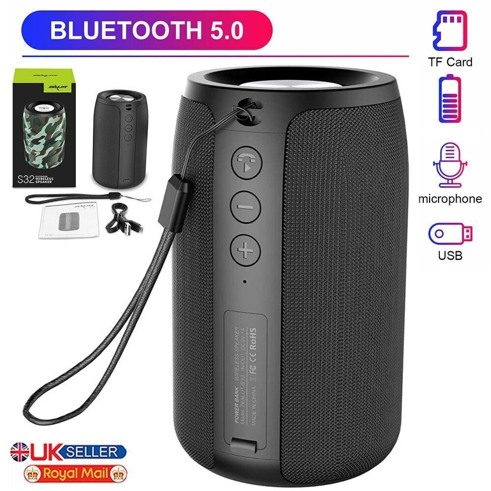 High Bass Ultra Loud Bluetooth Speakers Wireless Portable Speaker Outdoor - Scott3