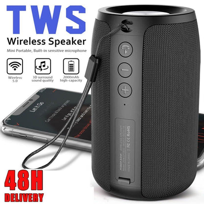 High Bass Ultra Loud Bluetooth Speakers Wireless Portable Speaker Outdoor - Scott3