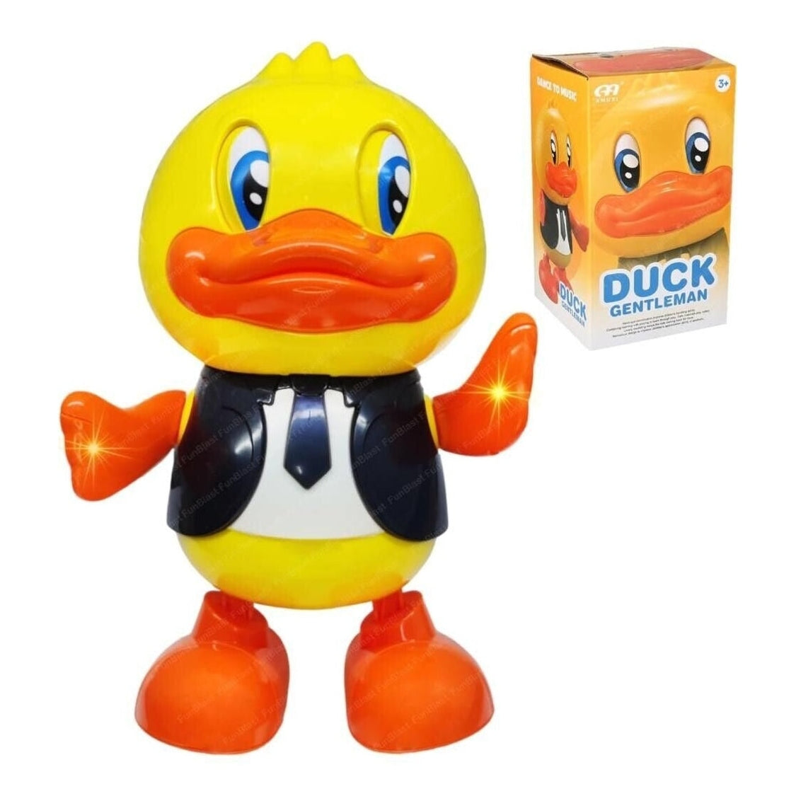 NEW Dancing Duck Toy Walking Musical & Dance Toys Ducks Kids Babies Toddlers UK - Scott3