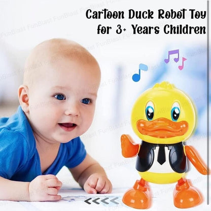 NEW Dancing Duck Toy Walking Musical & Dance Toys Ducks Kids Babies Toddlers UK - Scott3