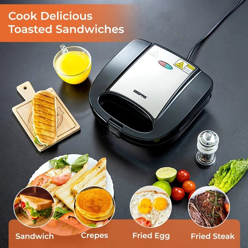 Panini Press Non - Stick 700W Powerful Toasted Sandwich Maker - Scott3