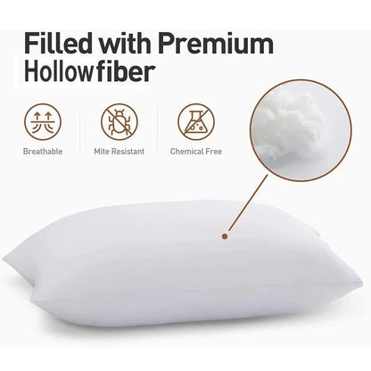 Polyester Medium Support Pillow (Set of 4) - Scott3