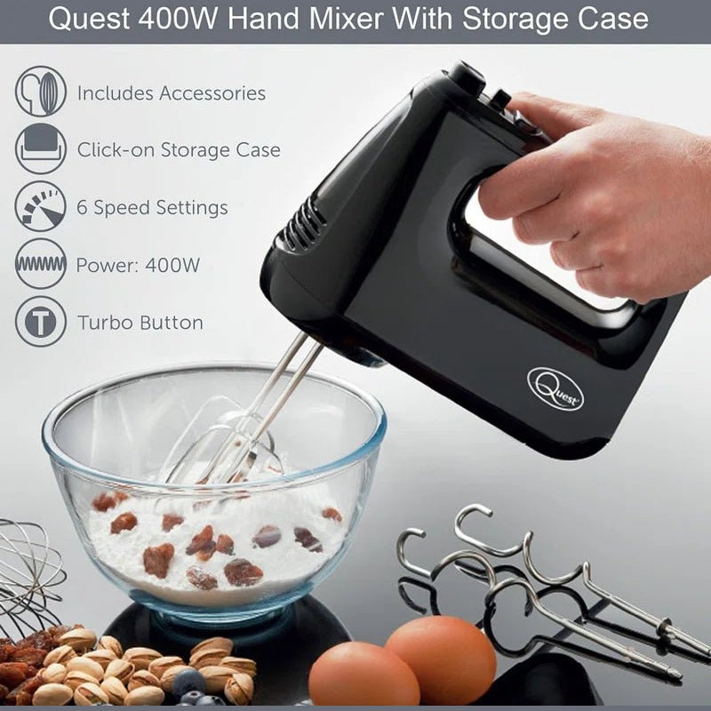 Quest 6 Speed Hand Mixer Food Processor Mixer Accessory - Scott3