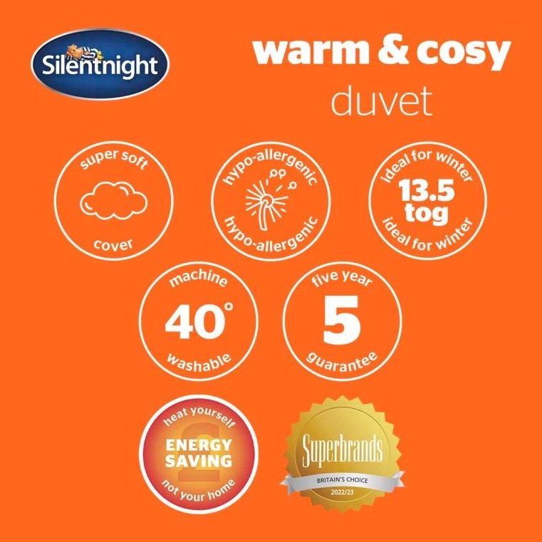 Silentnight Warm and Cosy Duvet - 13.5 Tog - Scott3