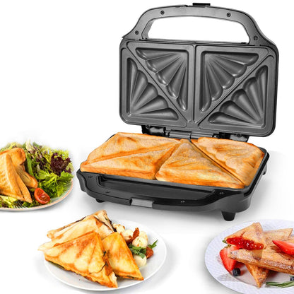 XL Deep Fill Toastie Sandwich Toaster Maker Machine 2 Slice Non - Stick Plate 900W - Scott3