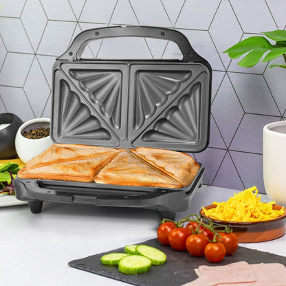 XL Deep Fill Toastie Sandwich Toaster Maker Machine 2 Slice Non - Stick Plate 900W - Scott3